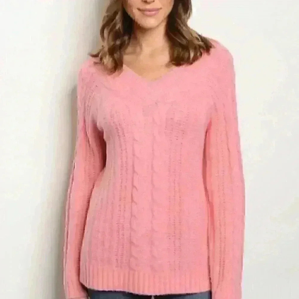 Very soft Pink Knit Sweater